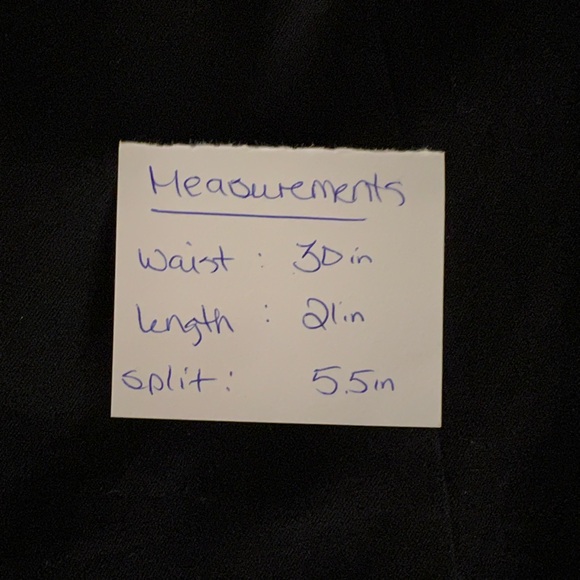 Banana Republic Skirt 6 Black Solid Pencil Stretch - Picture 6 of 6